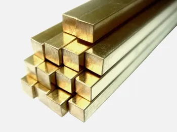 Латунный квадрат 6 мм 6 мм Л63 ГОСТ 2060-2006 купить в Фергане