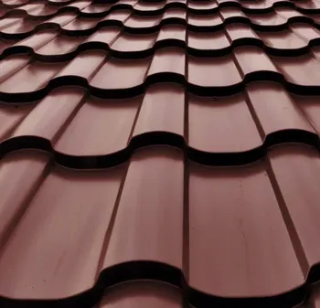 Металлочерепица МП 0.5 мм Монтерроса-M  AGNETA-20-Copper\Copper-0.5 купить в Фергане