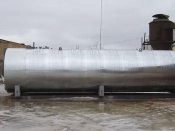 Резервуар нержавеющий горизонтальный 2100x3200 мм10 м3 купить в Фергане
